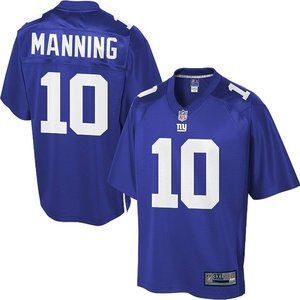 NFL PRO LINE Mens New York Giants Eli Manning XL